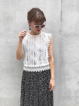 MEGUさん（レディース・157cm）の夏コーディネート