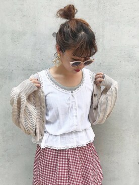 MEGUさん（レディース・157cm）の夏コーディネート