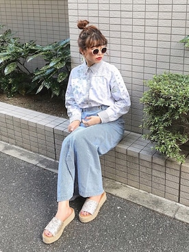 MEGUさん（レディース・157cm）の夏コーディネート