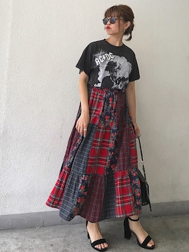 MEGUさん（レディース・157cm）の夏コーディネート