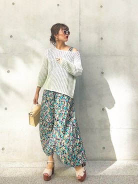 MEGUさん（レディース・157cm）の夏コーディネート