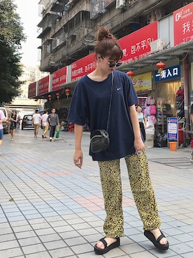 「Another Edition（アナザーエディション）のアイテム（アクセサリー）」を使った、MEGUさん（レディース・157cm）の秋コーディネート