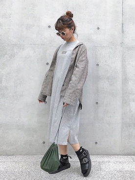 MEGUさん（レディース・157cm）の夏コーディネート