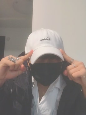 「韓国風コーデ」｜「アイテム（キャップ）」を使った、#_쇼야さん（メンズ・170cm）の冬コーディネート