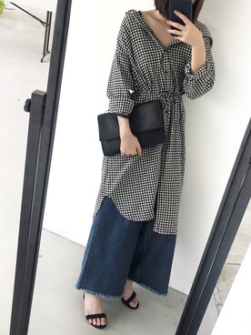 「sweesa（スウィーサ）のアイテム」を使った、yunさん（レディース・162cm）の秋コーディネート