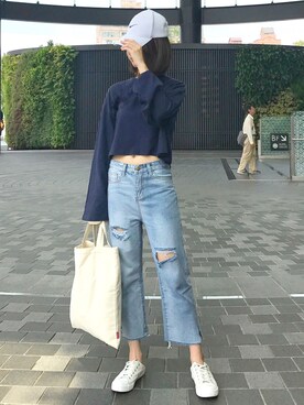 「sweesa（スウィーサ）のアイテム」を使った、yunさん（レディース・162cm）の秋コーディネート