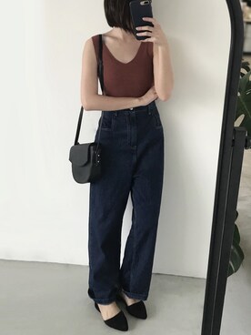 「sweesa（スウィーサ）のアイテム」を使った、yunさん（レディース・162cm）の秋コーディネート