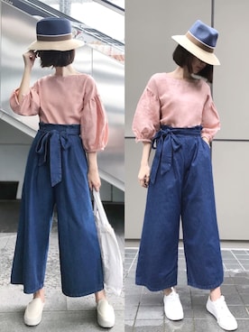 「sweesa（スウィーサ）のアイテム」を使った、yunさん（レディース・162cm）の秋コーディネート