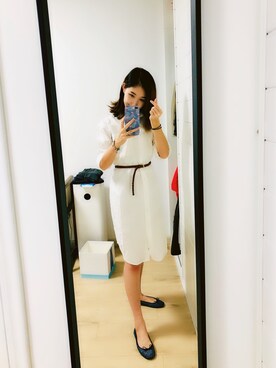 「H&M（エイチ・アンド・エム）のアイテム（その他）」を使った、李大困さん（レディース・168cm）の春コーディネート