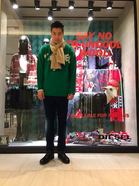 TOYOさん（メンズ・186cm）の冬コーディネート