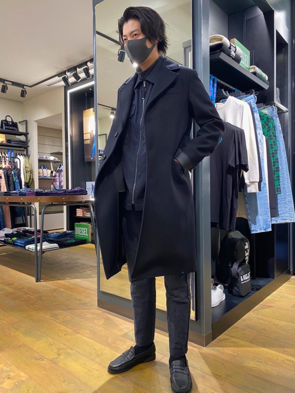 TOYO(DIESEL 伊勢丹新宿店 (MEN'S))｜DIESELのステンカラーコートを