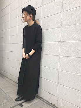 「カオリノモリSTAFF」｜「アイテム（ピアス（両耳用））」を使った、おーちゃかさん（レディース・153cm）の秋コーディネート