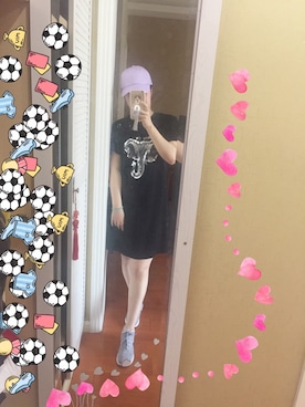 「N2（エヌドゥ）のアイテム」を使った、Eva兔纸さん（レディース・160cm）の夏コーディネート