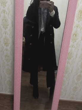 「PULL&BEAR（プルアンドベア）のアイテム（バッグ）」を使った、AVA 611さん（レディース・167cm）の冬コーディネート