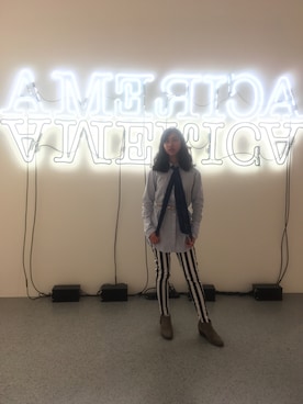 「Washington, D.C.」｜Mya Arongさん（レディース・163cm）の春コーディネート