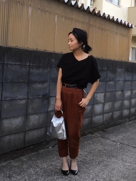 annさん（レディース・153cm）の秋コーディネート