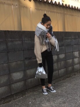 annさん（レディース・153cm）の冬コーディネート