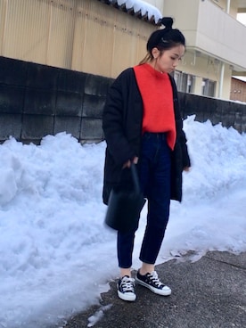 annさん（レディース・153cm）の冬コーディネート