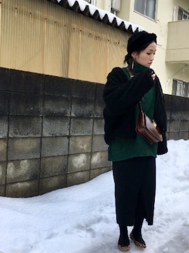 annさん（レディース・153cm）の冬コーディネート