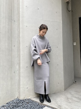 「おうちファッション」｜riko ishikawaさん（レディース・158cm）の秋コーディネート
