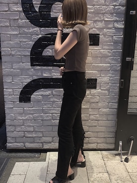 井貝史歩さん（レディース・156cm）の春コーディネート