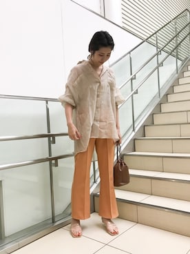 「Chico（チコ）のアイテム（財布/小物）」を使った、masumiさん（レディース・166cm）の春コーディネート