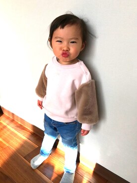 meme ♪さん(キッズ・80cm)の冬コーディネート
