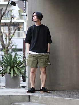 「417 EDIFICE（フォーワンセブンエディフィス）のアイテム（スニーカー）」を使った、FURUさん（メンズ・175cm）の春コーディネート