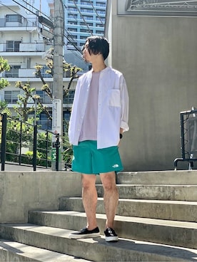 「TIMEX（タイメックス）のアイテム（腕時計）」を使った、FURUさん（メンズ・175cm）の春コーディネート