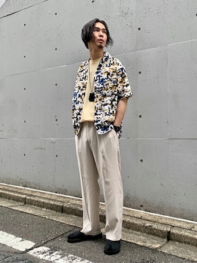 「417 EDIFICE」｜「アイテム（アクセサリー）」を使った、FURUさん（メンズ・175cm）の夏コーディネート