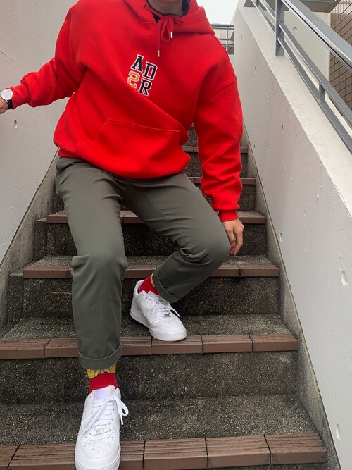 ナイキ エア フォース 1 Low 07 メンズシューズ Nike Air Force 1 07 Af1 を使った人気ファッションコーディネート Oudh