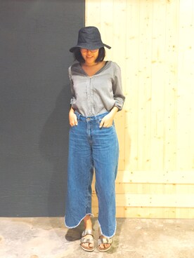 Mollie Jさん（レディース・160cm）の春コーディネート