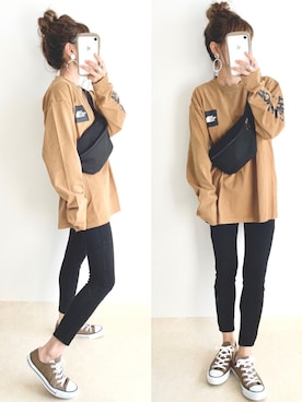 emaさん（レディース・153cm）の秋コーディネート