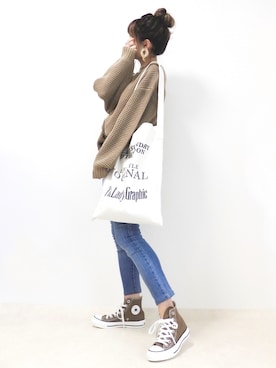 emaさん（レディース・153cm）の秋コーディネート