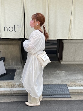 「lowrysfarm」｜絵美菜 さん（レディース・156cm）の夏コーディネート