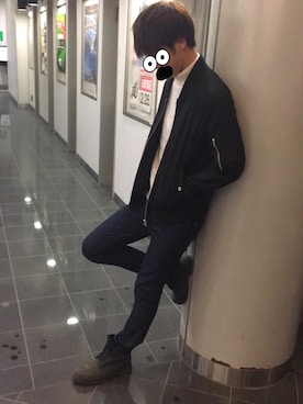 きのこさん（メンズ・175cm）の冬コーディネート