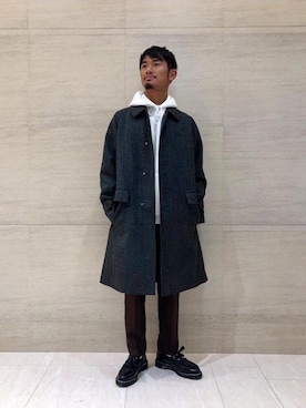 BEAUTY&YOUTH ユナイテッドアローズ シェットランド バルカラーコート BEAUTY&YOUTH UNITED ARROWS（ビューティーアンドユースユナイテッド