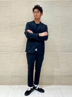 「WWS（ワークウェアスーツ）のアイテム」を使った、UA1093YDさん（メンズ・175cm）の春コーディネート