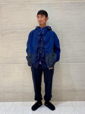 「RECOMMEND  ITEM STYLING」｜「アイテム（マウンテンパーカー）」を使った、UA1093YDさん（メンズ・175cm）の秋コーディネート