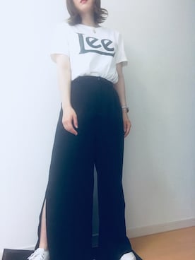 「Ted Baker（テッドベーカー）のアイテム（アナログ腕時計）」を使った、あリ。さん（レディース・160cm）の夏コーディネート
