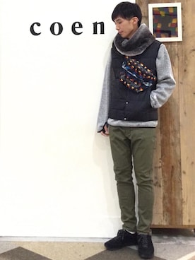 coen 高岡さん（メンズ・173cm）の秋コーディネート