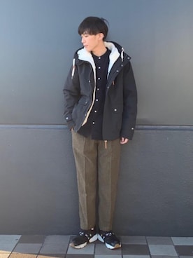 coen 高岡さん(メンズ・174cm)の冬コーディネート