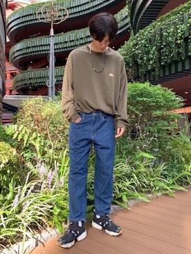 「KELTY（ケルティ）のアイテム」を使った、coen 高岡さん（メンズ・174cm）の秋コーディネート