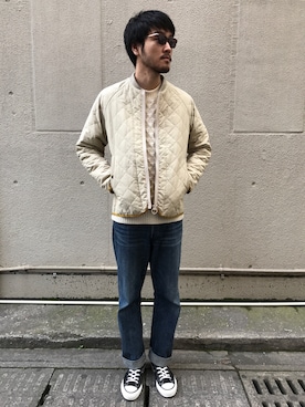 「worknotwork」｜「アイテム（ジャケット/アウター）」を使った、nishinoさん（メンズ・178cm）の冬コーディネート