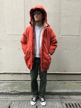 「worknotwork」｜「アイテム（ジャケット/アウター）」を使った、nishinoさん（メンズ・178cm）の冬コーディネート