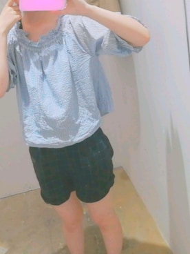 「Honeys（ハニーズ）のアイテム」を使った、み。さん（レディース・160cm）の夏コーディネート