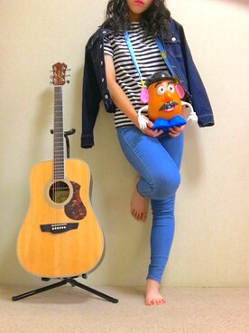 「CLOSE-UP（クローズアップ）のアイテム（ジャケット/アウター）」を使った、ヒヨリさん（レディース・163cm）の秋コーディネート