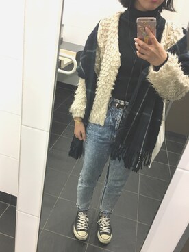 Qmicoさん(レディース・154cm)の冬コーディネート