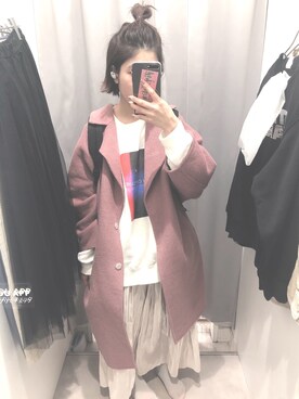 Qmicoさん（レディース・154cm）の冬コーディネート