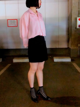 「オルチャンファッション」｜「アイテム（スウェット）」を使った、UTAさん（レディース・165cm）の夏コーディネート